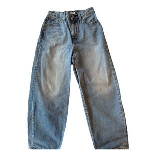 Vintage LEVI'S Big E Balloon Leg High Waist Size 27 Light Wash